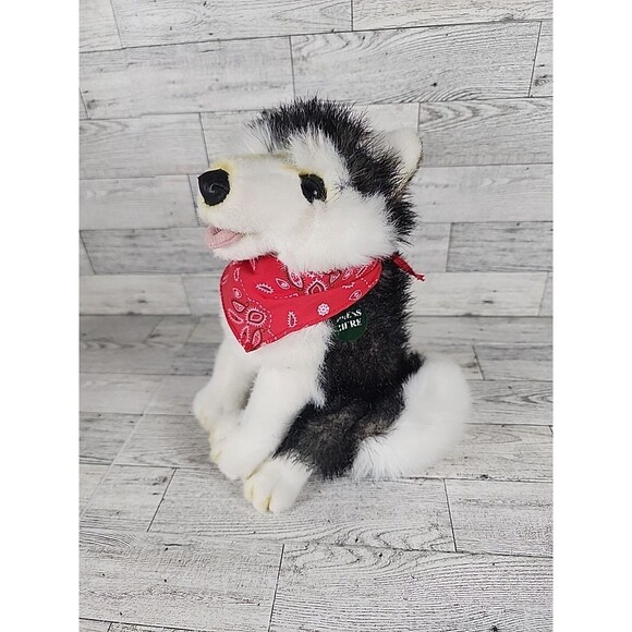 Vintage Siberian Husky Plush 11" Dog "Holly" An Iceberg Augie's Polar Friend - Picture 1 of 7